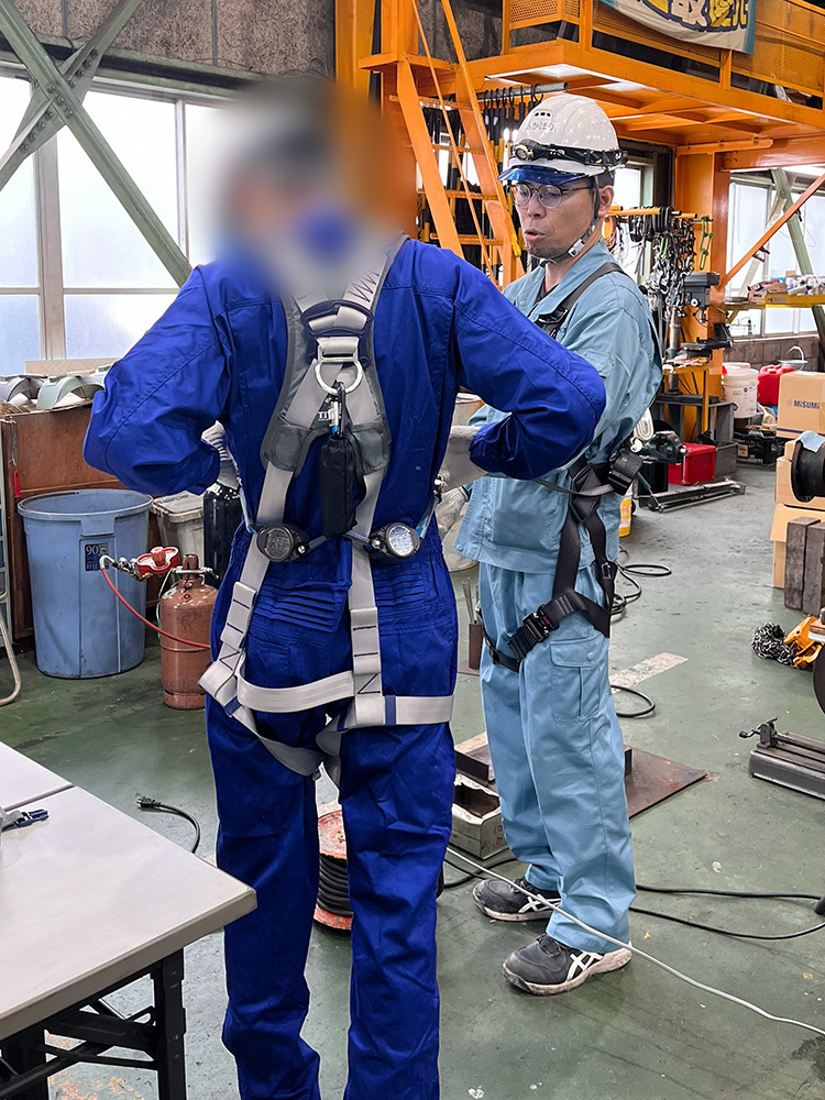 フルハーネス 装着体験